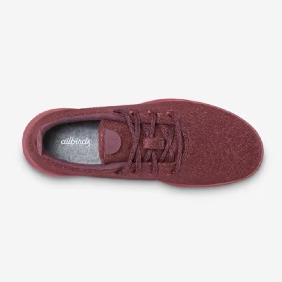 *Like New* Women’s Allbirds Wool Runners Maroon Size 8 - Picture 3 of 6